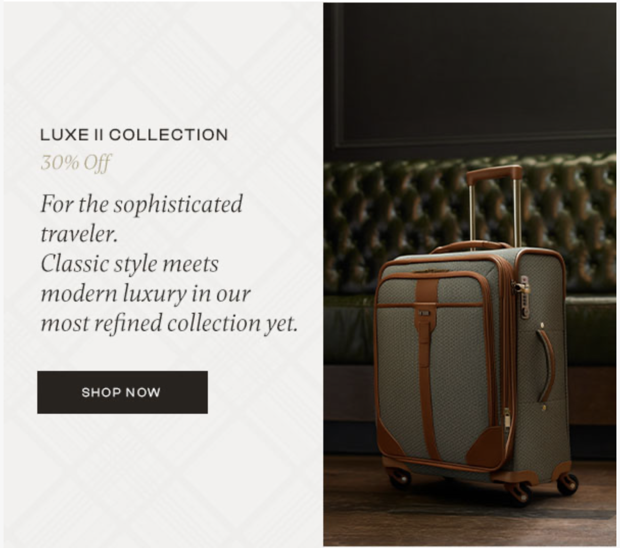 Luxe II collection campaign
